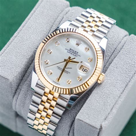 41mm rolex datejust two tone|rolex datejust 41mm diamond bezel.